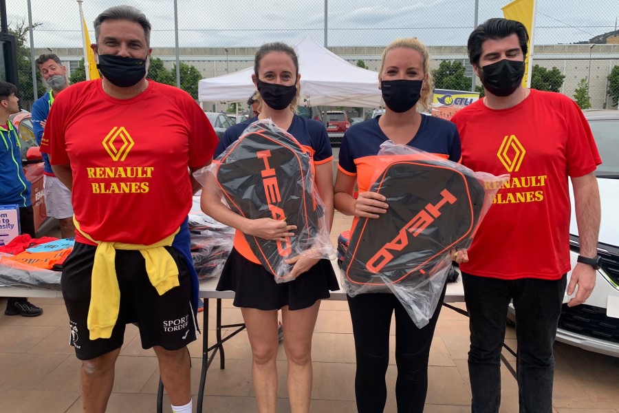 Anna Perianes i Anabel Martínez, sotscampiones de la categoria Femení C (Club Pàdel Lloret)