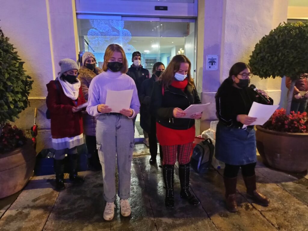 Algunes de les noies que han col·laborat amb la lectura