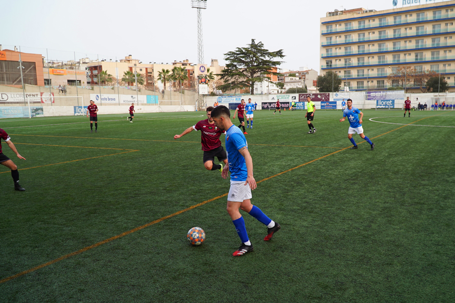 Partit del Club Futbol Lloret aquesta temporada