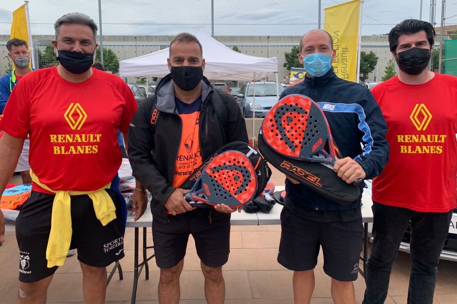 Javi González i Sergi Artigas, campions de la categoria Masculí B (Club Pàdel Lloret)