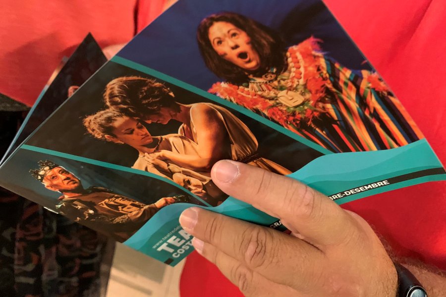 Programa de mà del Teatre de Lloret i Blanes, de la tardor del 2021.
