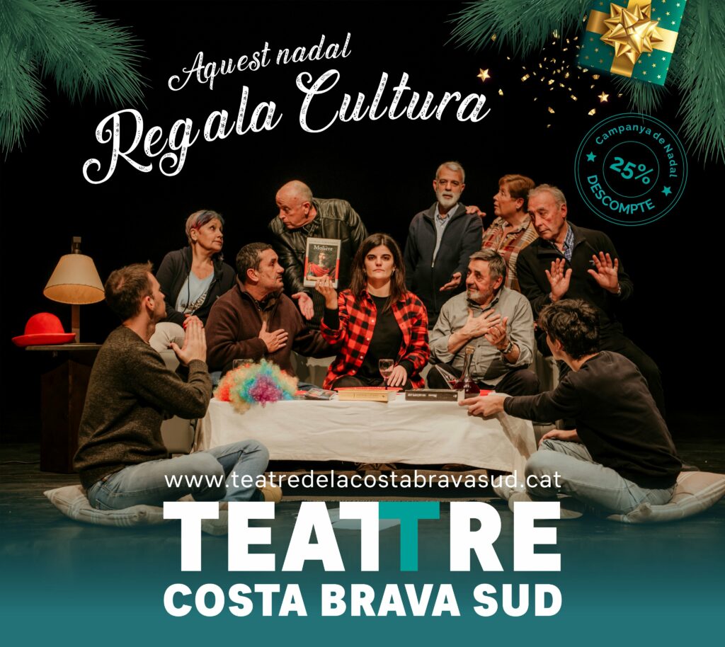 Cartell de la campanya 'Regala teatre'.
