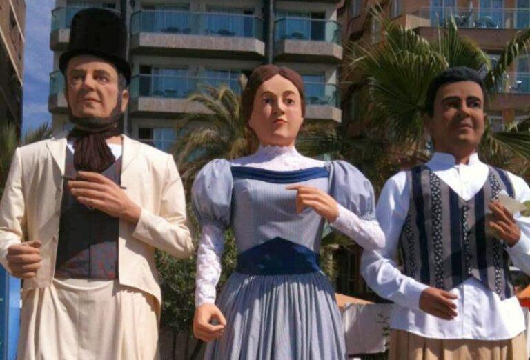 Els tres gegants indians, restaurats i ‘guapos’ per a la Fira dels ‘Americanos’