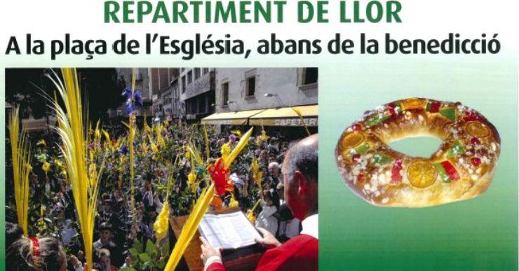 Com cada any, el Xino-Xano repartirà llor per a la benedicció del Diumenge de Rams