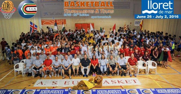L’Eurobasket ja suma 24 anys portant equips de tot Europa a Lloret