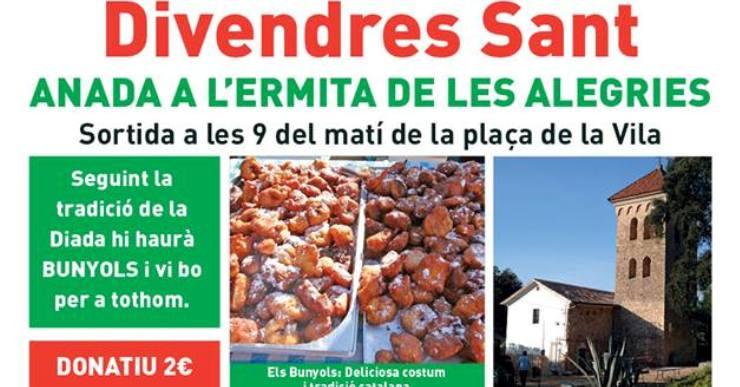 Com cada Divendres Sant, el Xino-Xano prepara la bunyolada popular a les Alegries