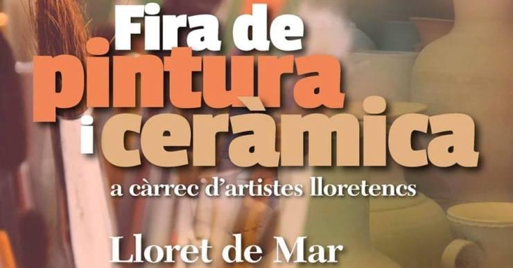 El passeig Verdaguer acollirà la Fira de Pintura i Ceràmica de Lloret aquest dissabte