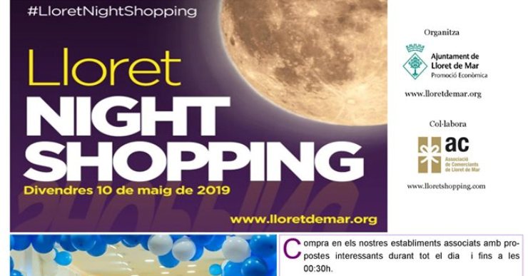 Els comerciants destaquen el vessant lúdic i festiu de la Lloret Night Shopping