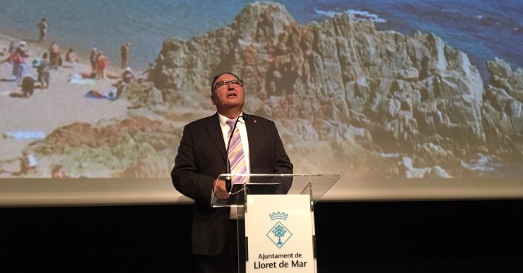Dani Torrente fa una lloança a Lloret com a terra d’acollida en el seu pregó de Festa Major