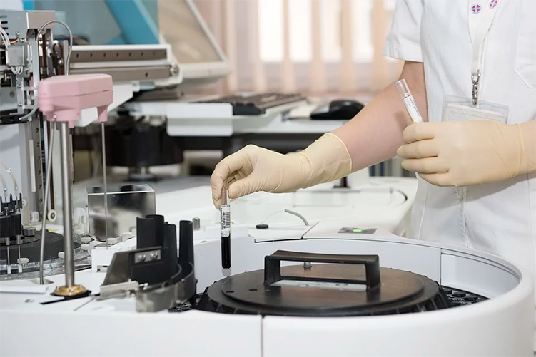 Laboratori de proves de càncer.