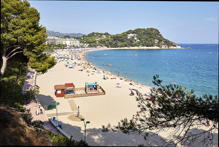 La platja de Fenals