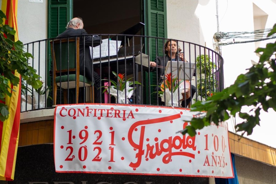 El concert des del balcó