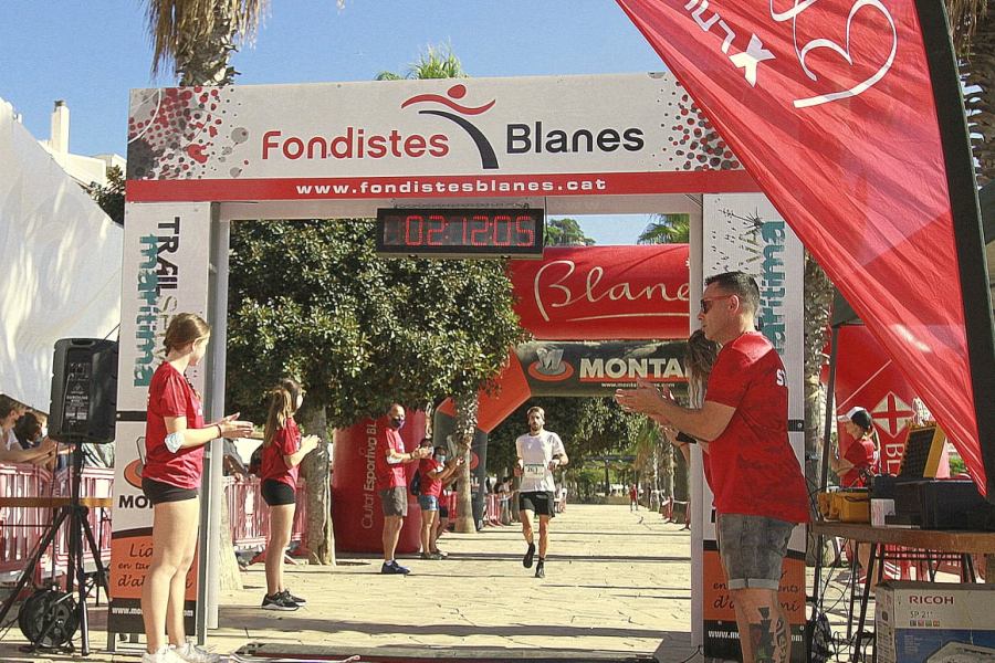 ArrIbada de la 7a trail a Blanes (fondistes)