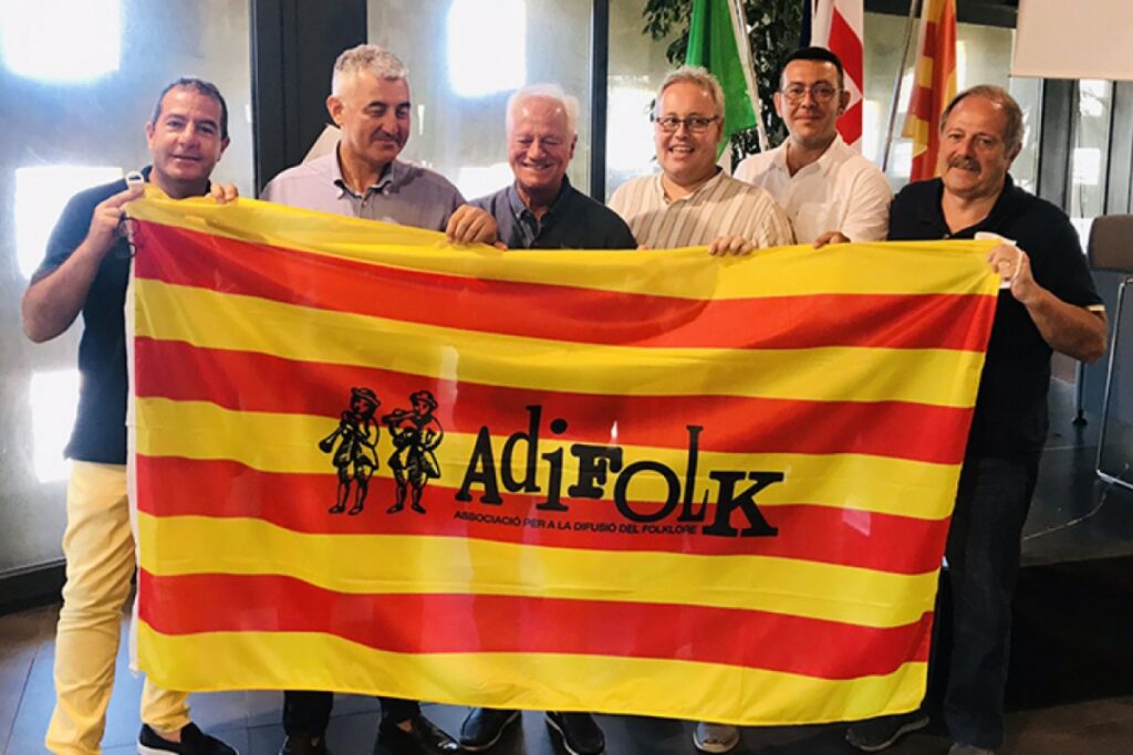 Representants d'Adifolk amb representants de l'Alguer (Adifolk)