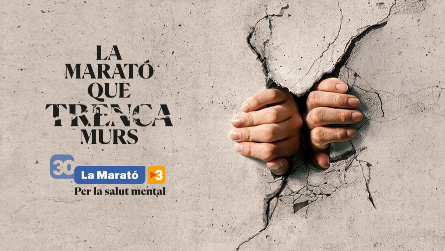 Cartell de la Marató del 2021, dedicada a la salut mental.