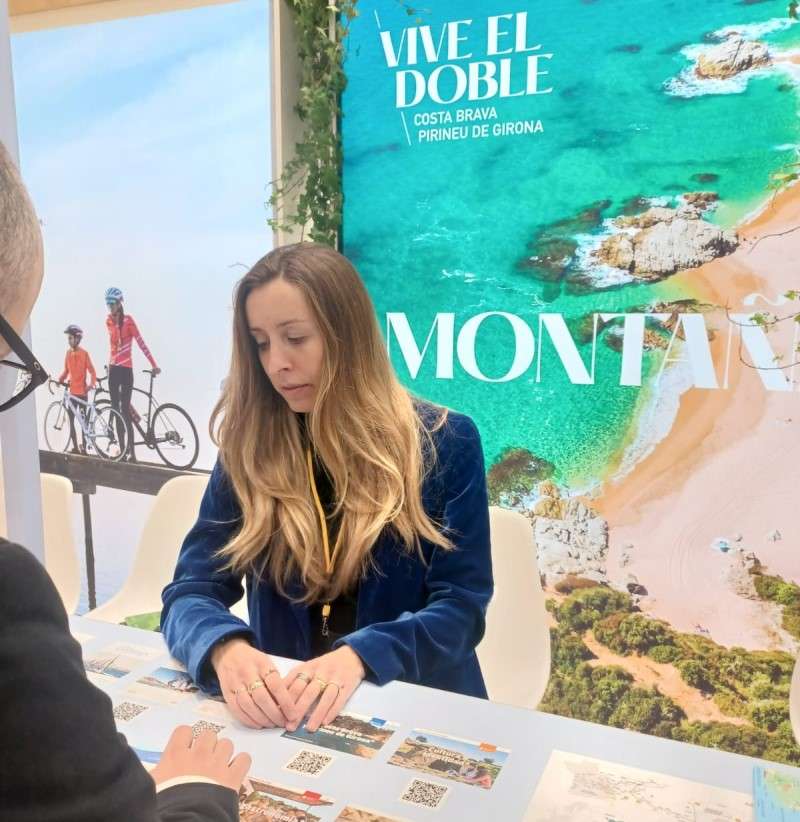 L'estand on es promociona Lloret (Lloret Turisme)