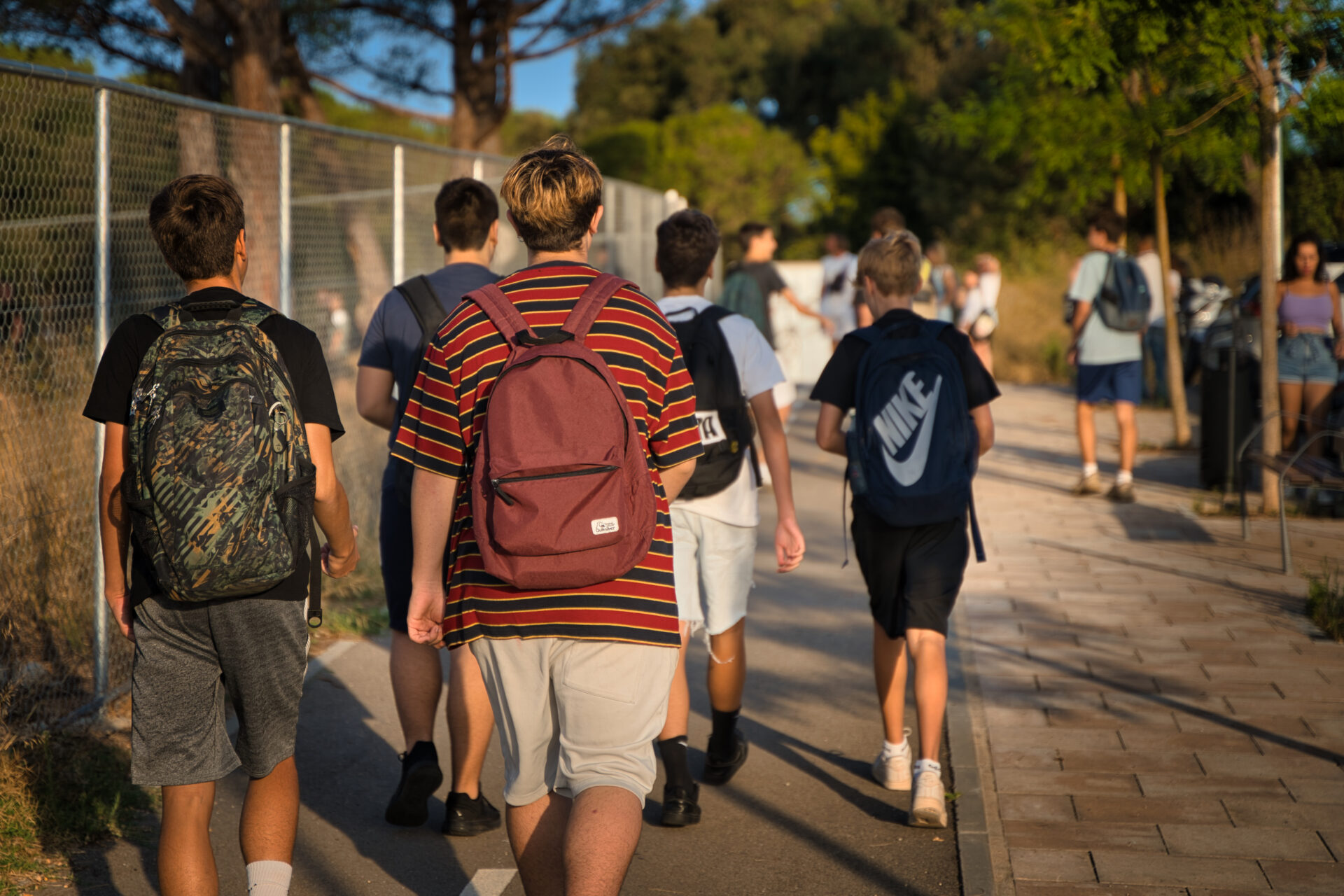 Imatge d'arxiu de l'inici del curs escolar, el setembre del 2022