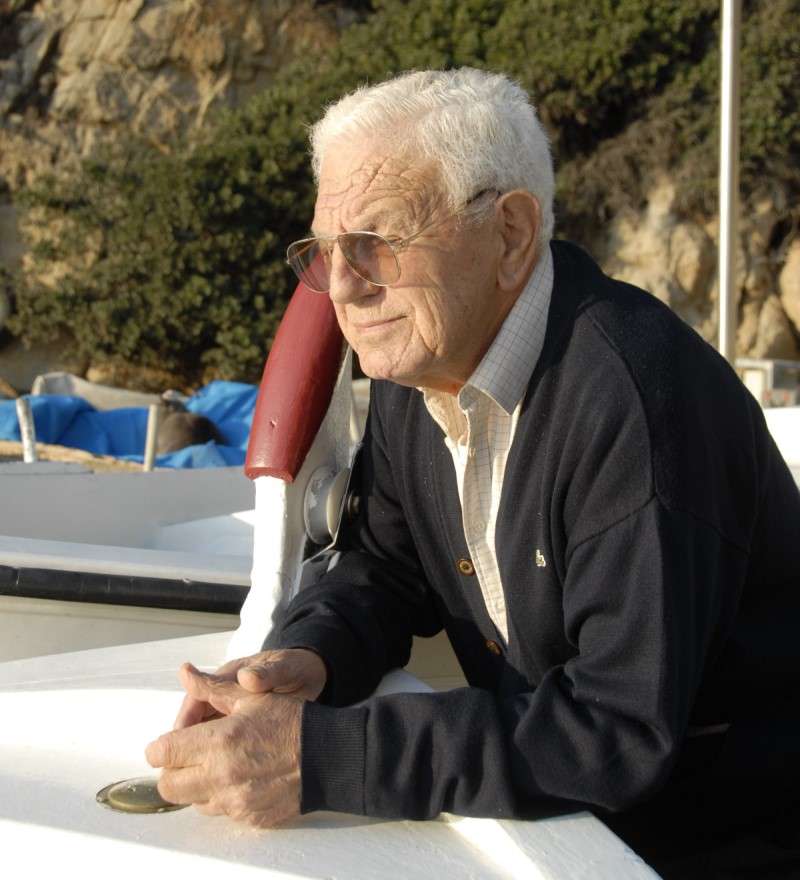 Joan Sala i Lloberas a Sa Caleta (Maria Assumpció Comas)