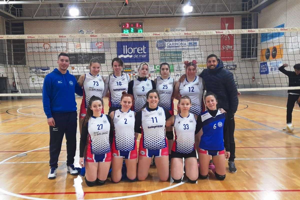 L'equip, aquest cap de setmana (Club Voleibol Lloret)
