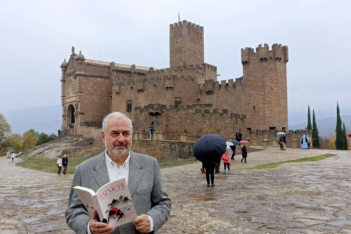 Ramon Vilaró el dia de Sant Francesc Xavier, a la presentació de 'Dainichi', al Castillo de Javier de Navarra