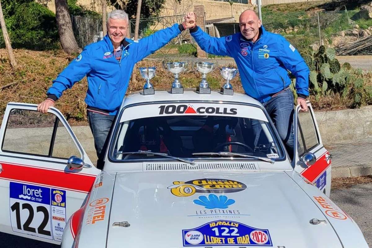 Xavi Tibau i Jordi Martí, contents pel tercer lloc al Rally de Lloret