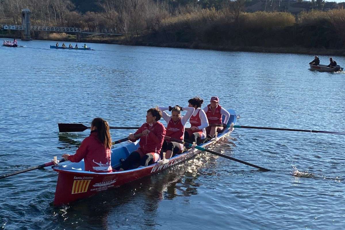 La primera regata de batel de la temporada (Rem Santa Cristina)