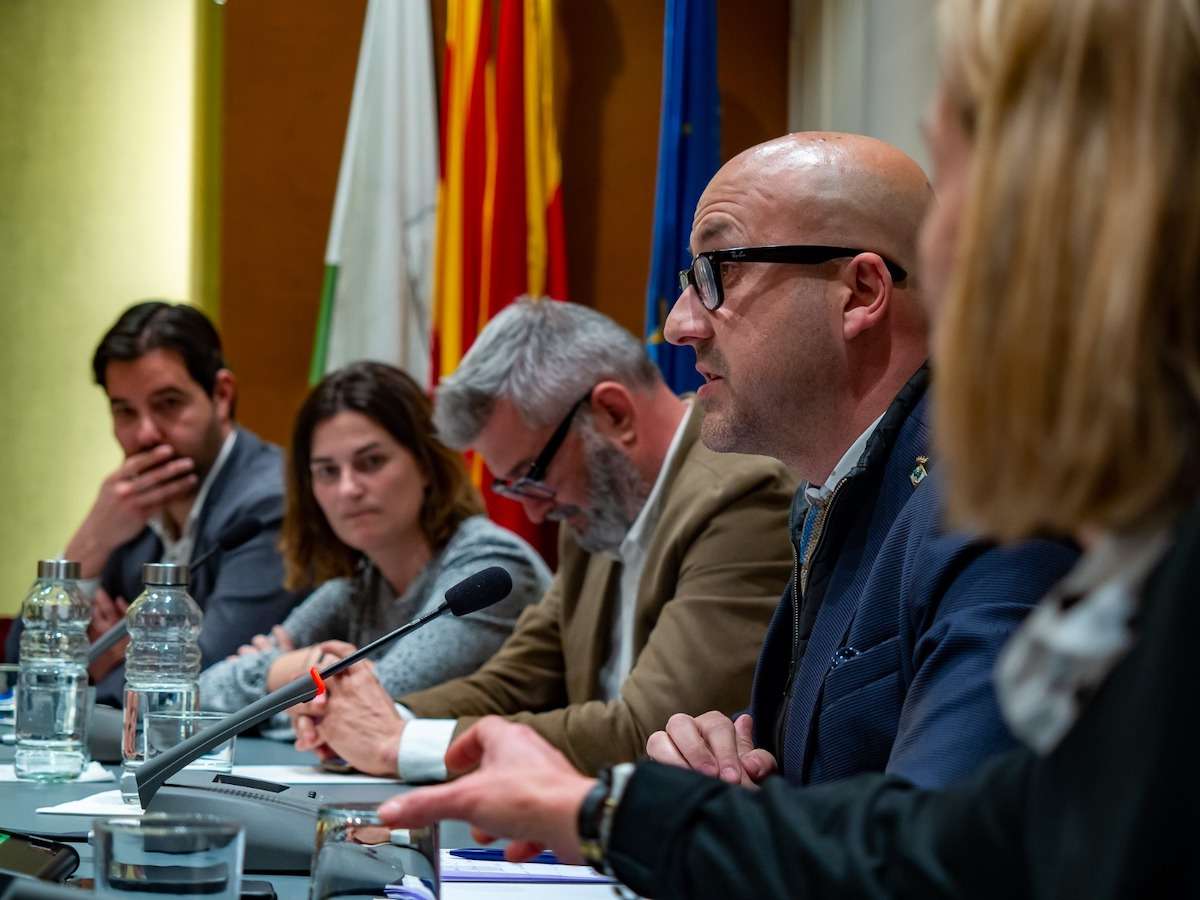 Jaume Dulsat, al ple d'aquest dilluns
