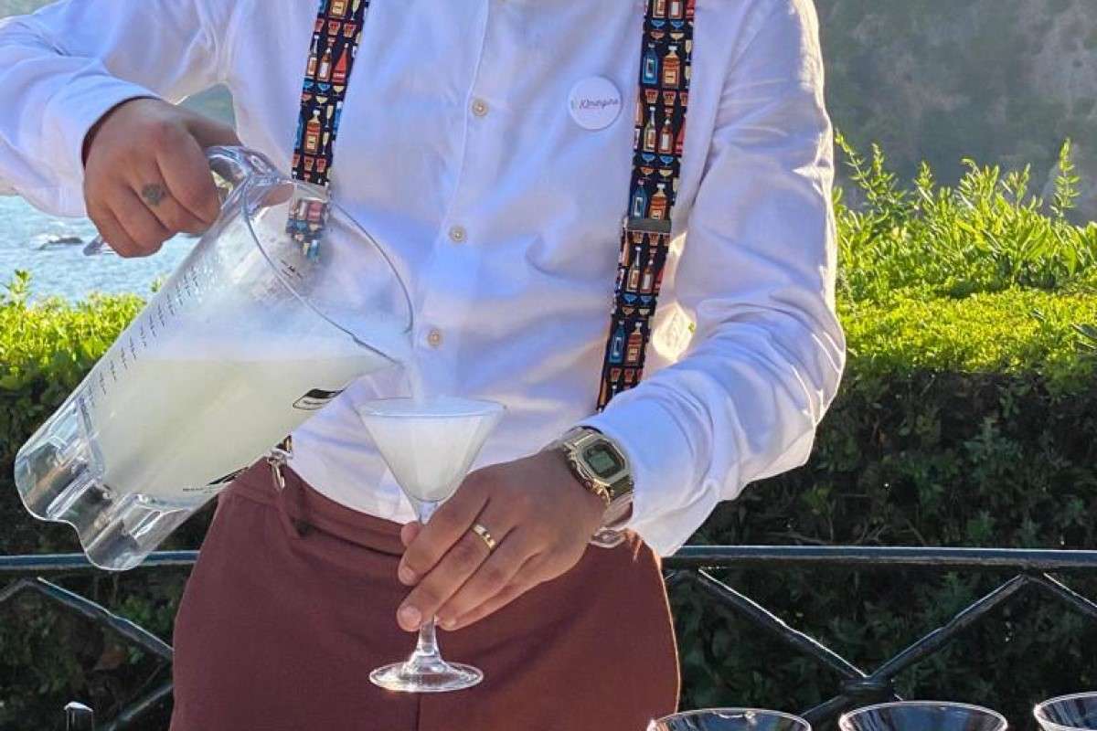 Un daiquiri preparat per Juan López Escalona (Amargura Cultura)