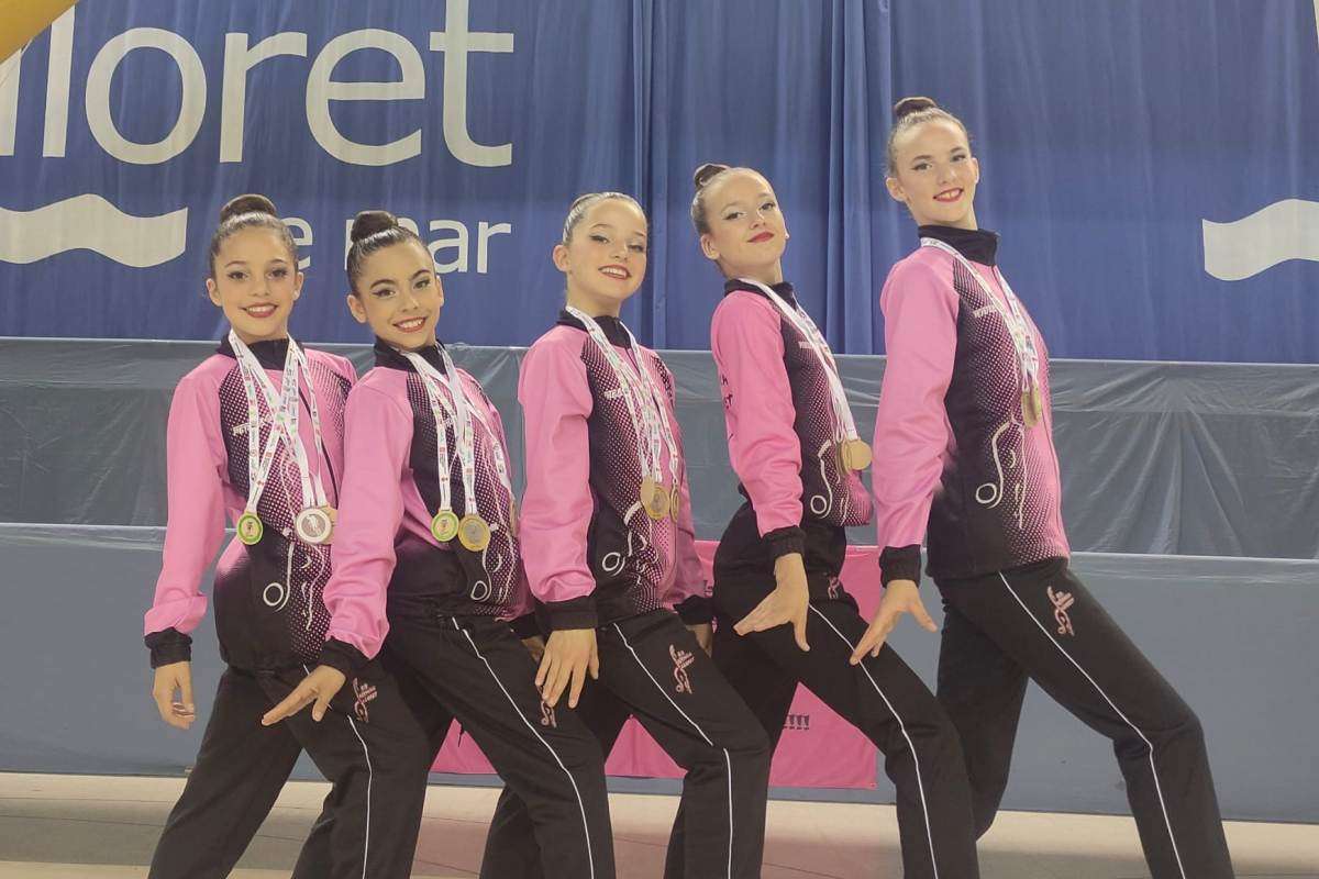 equip infantil de escola ritmica lloret