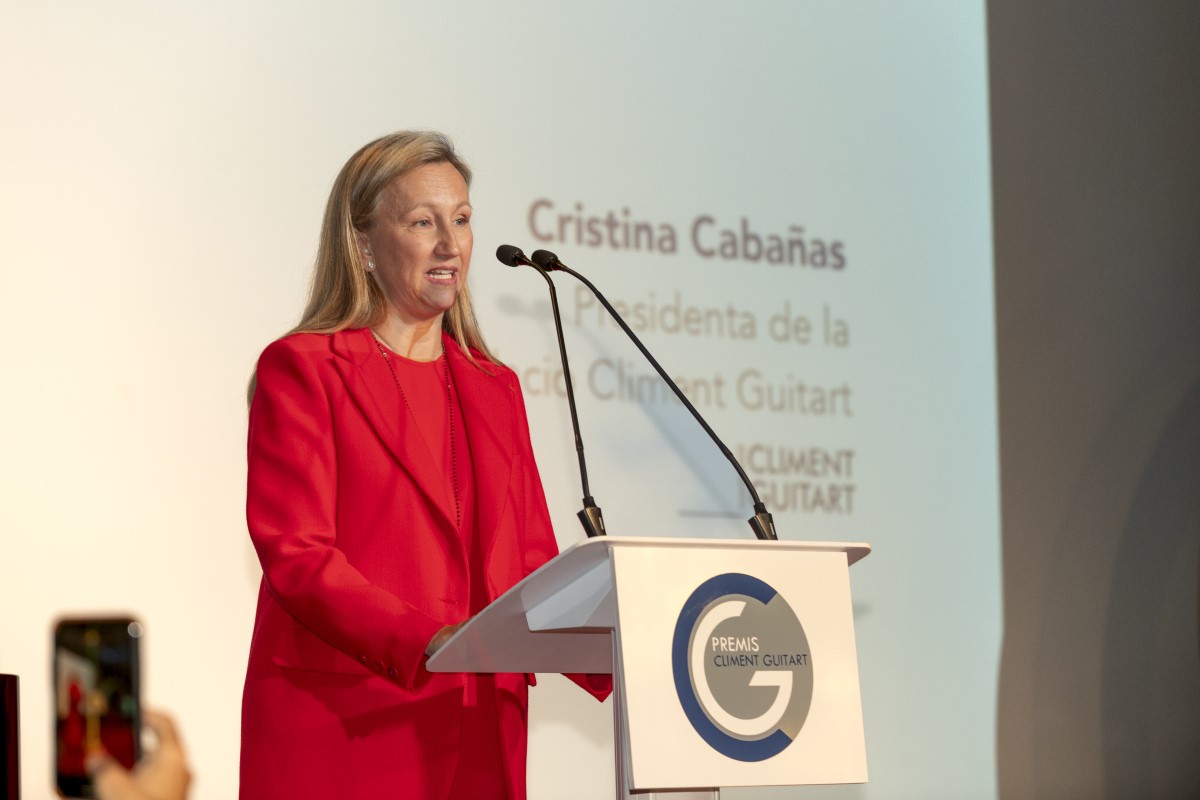 Cristina Cabañas, a la gala dels Premis Climent Guitart 2023 (Fundació Climent Guitart)
