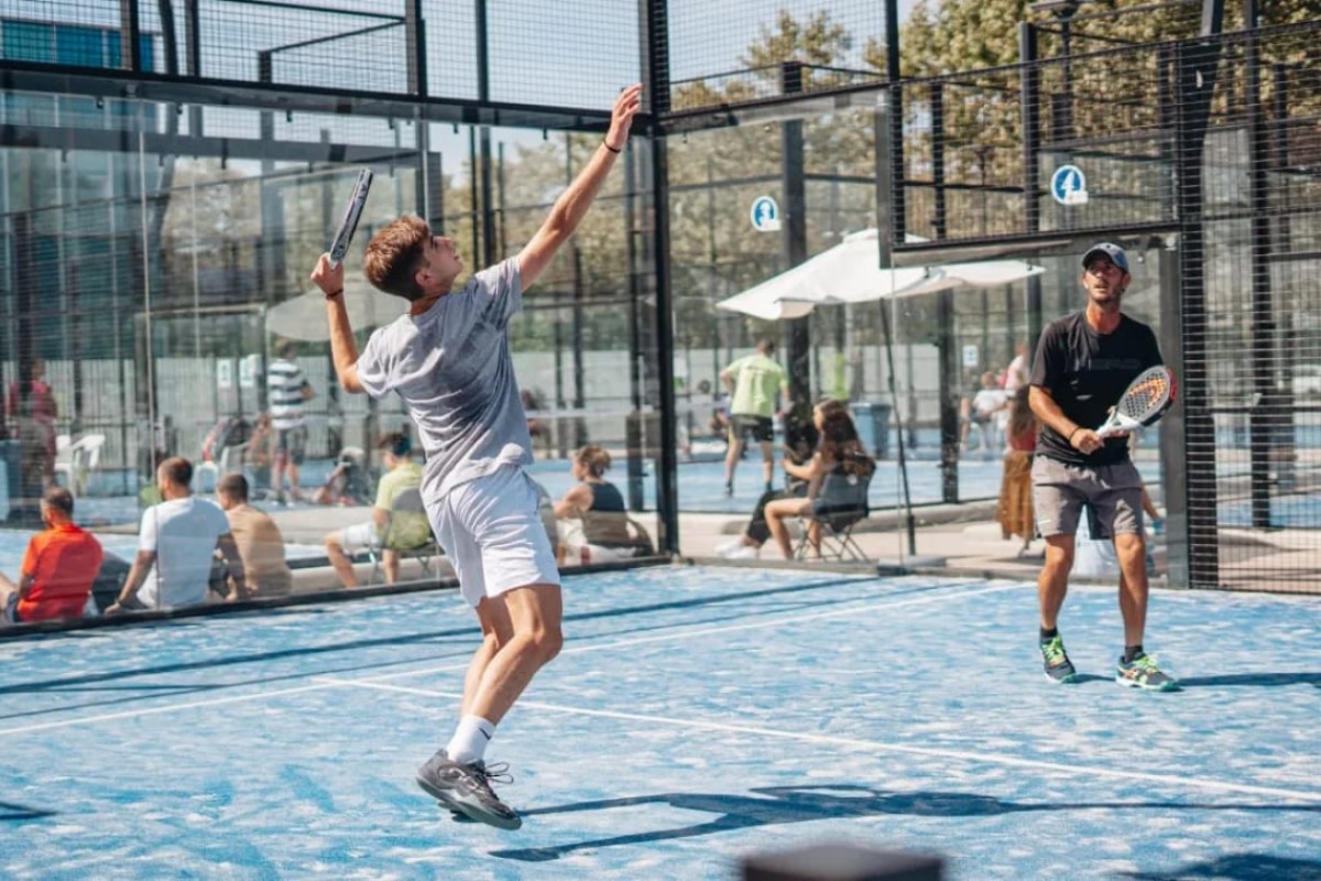 Un moment de la primera edició del torneig (Lloret Pàdel Tours)
