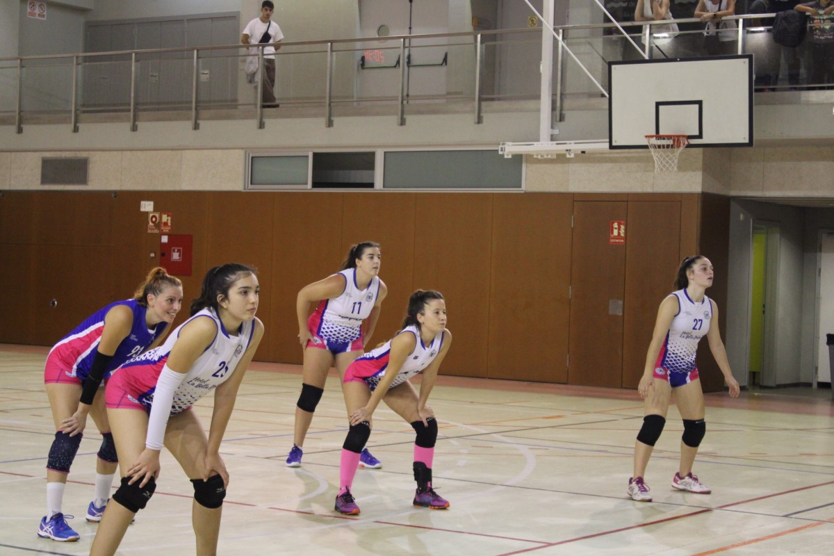 El Club Volei Lloret en un partit anterior (Kei Kei)