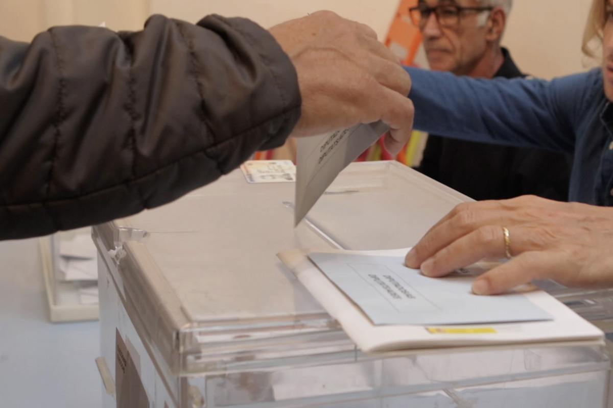 Votant, a les eleccions municipals del 2019