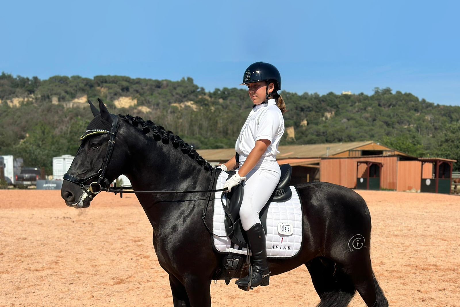 Nico Pacha amb el seu cavall