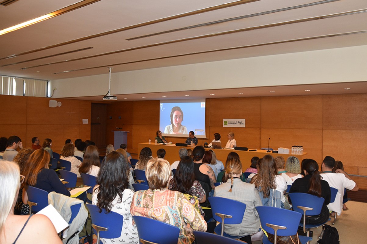Un moment de la jornada de la Xarxa d'Atenció Oncològica de Girona (CSMS)