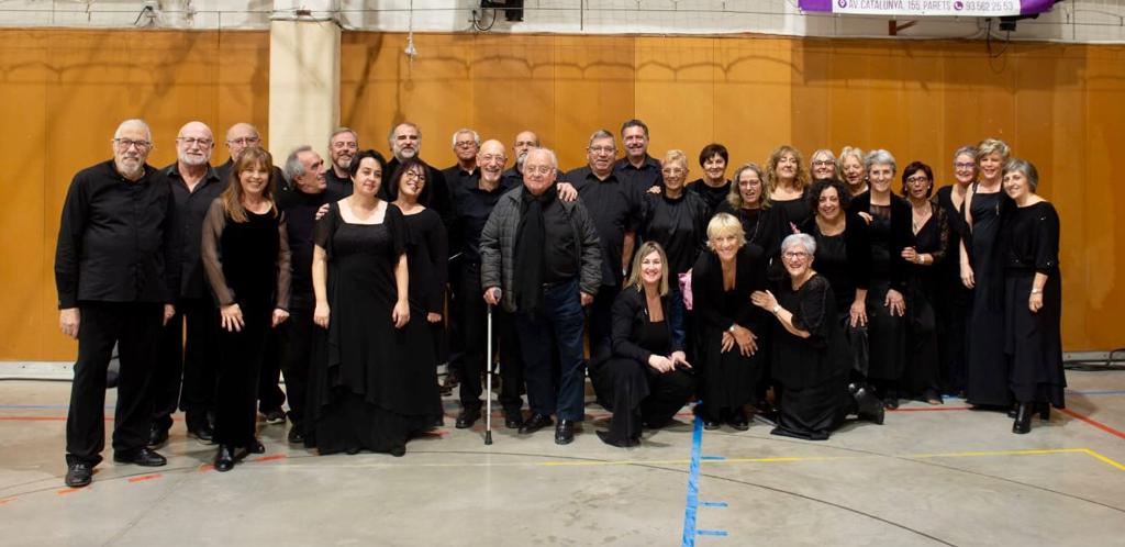 Els membres del cor Ars Nova Lloret