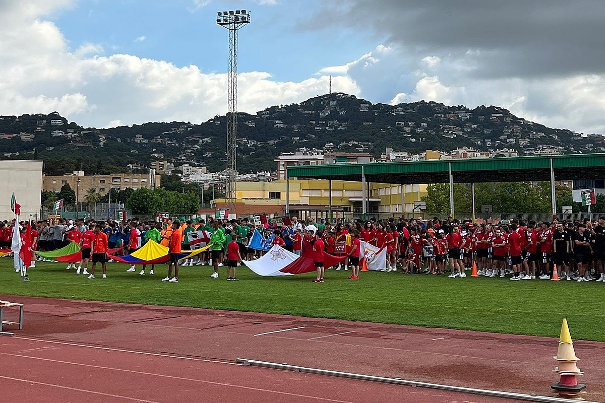 inauguració del trofeu mediterrani de futbol