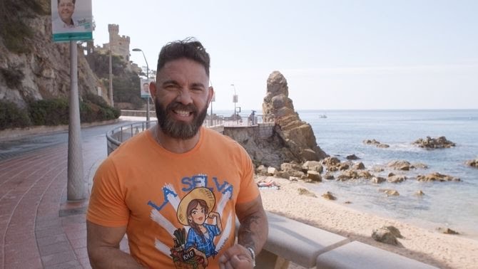 Marc Ribas, quan va ser a Lloret pel rodatge (TV3)