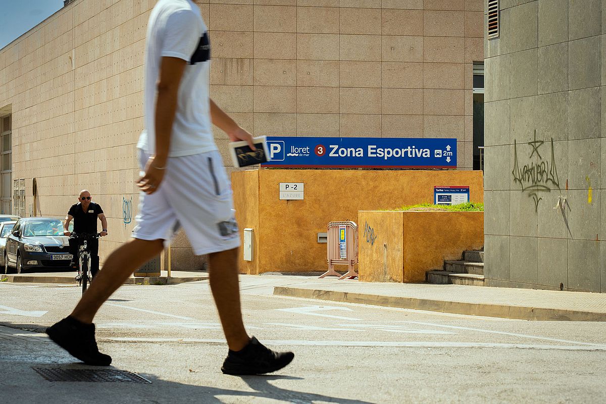 Tancament del parking de la zona esportiva Lloret de Mar-4
