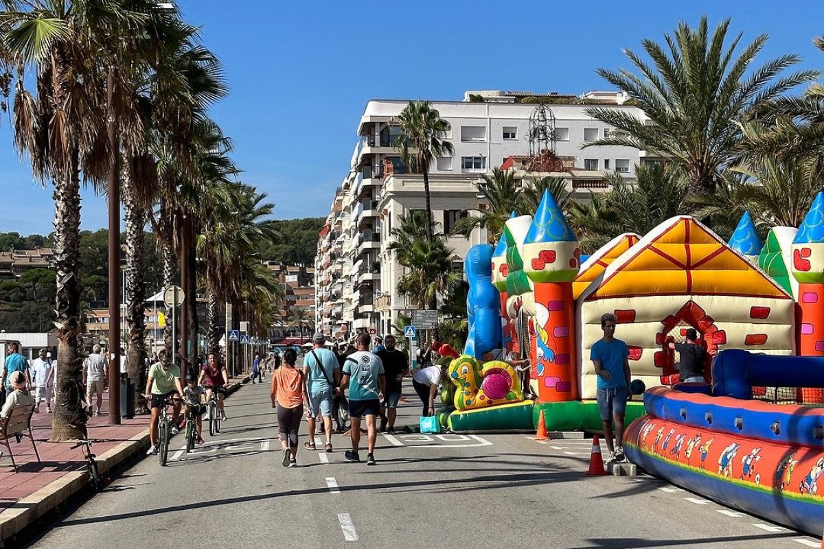 El passeig, tallat al trànsit, aquest cap de setmana (Ajuntament de Lloret de Mar)