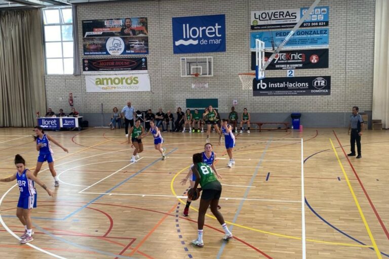 El partit del sènior femení (Bàsquet Lloret)