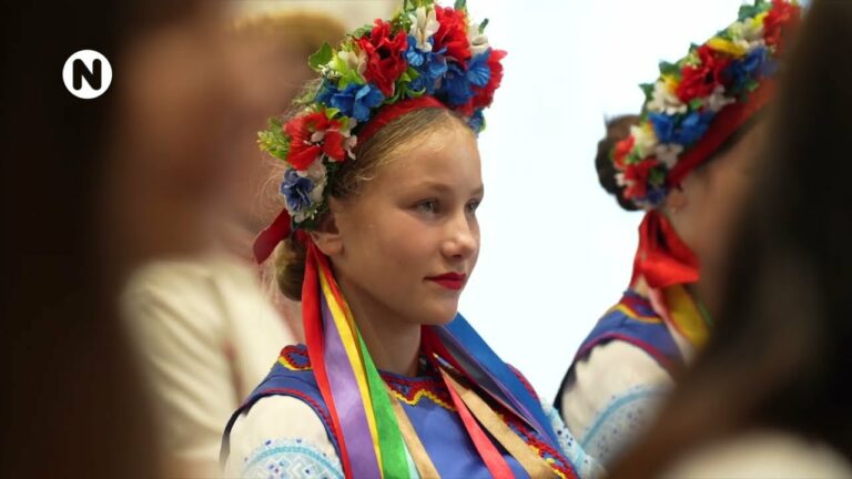 Els infants d’Ucraïna canten per la pau a Lloret de Mar 