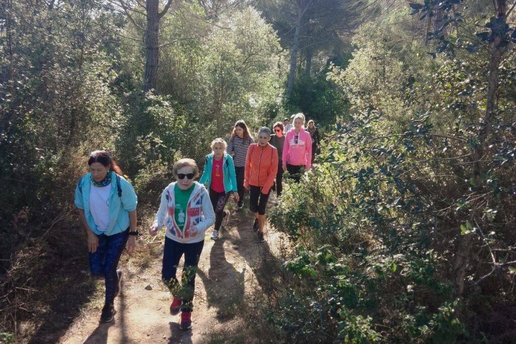 Un moment de la caminada de l'any passat