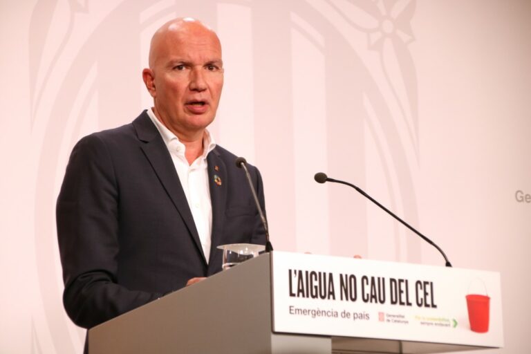 David Mascort, a la roda de premsa d'ahir (ACN)