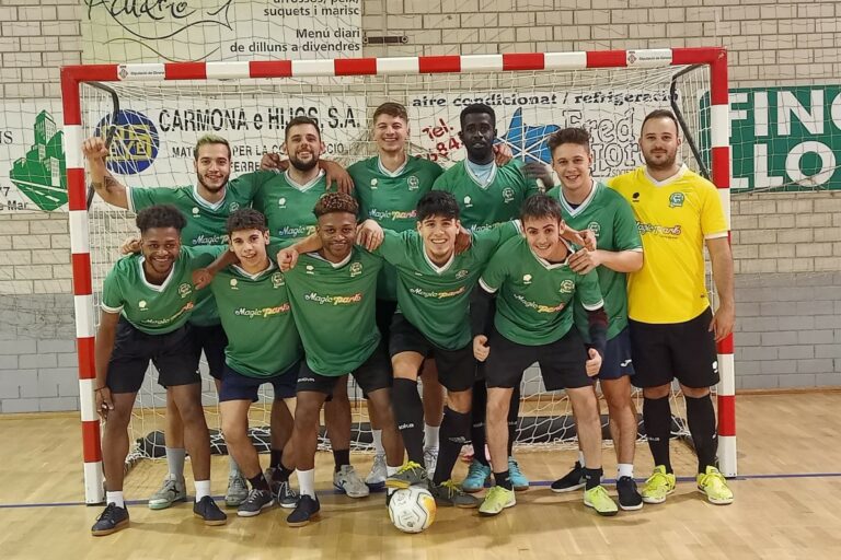 L'equip, al partit d'aquesta jornada (Club Futbol Sala Lloret)