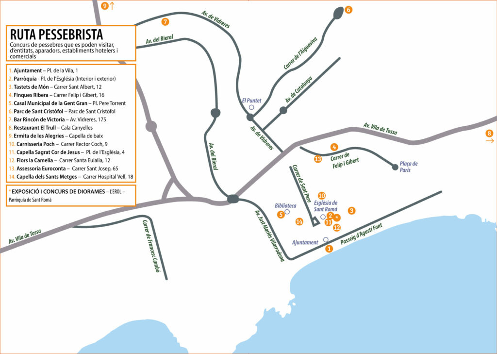 mapa pessebres