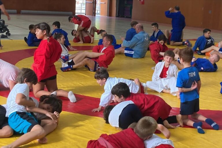 Stage de Sambo al Pompeu Fabra de Lloret, el 2022 (Club Esportiu Nova Unió)