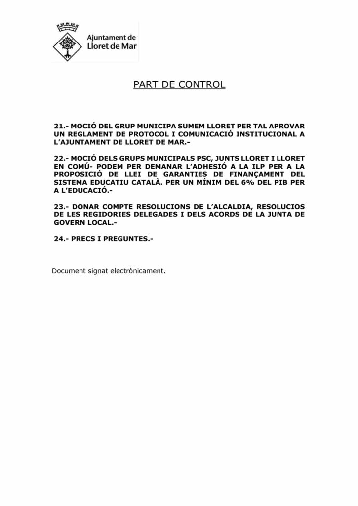 CONVOCATORIA PLE 29 de GENER 2024 3
