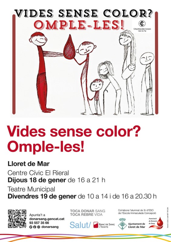 El cartell elaborat per l'alumnat