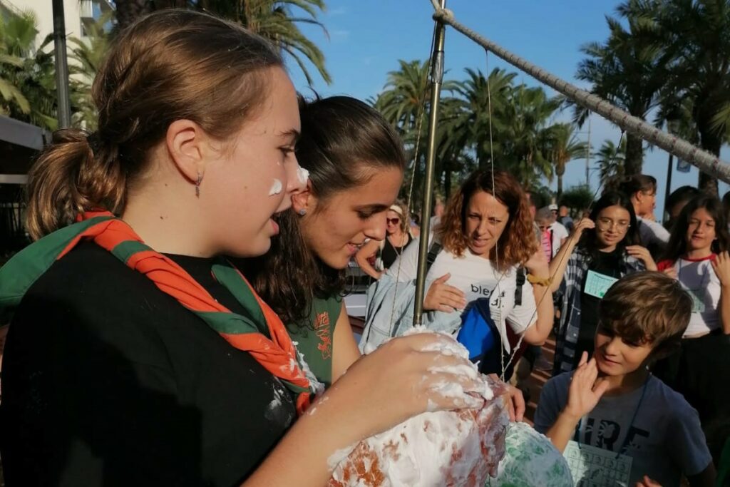 Un dels tallers (Esplais de Lloret)